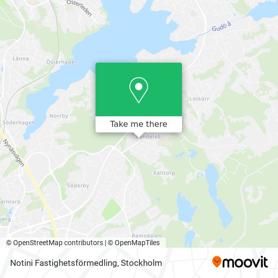 Notini Fastighetsförmedling map