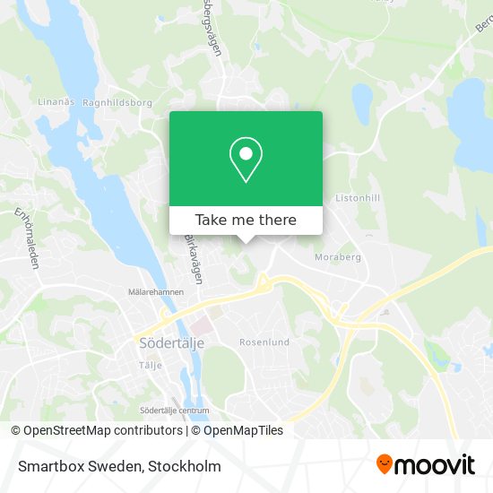 Smartbox Sweden map