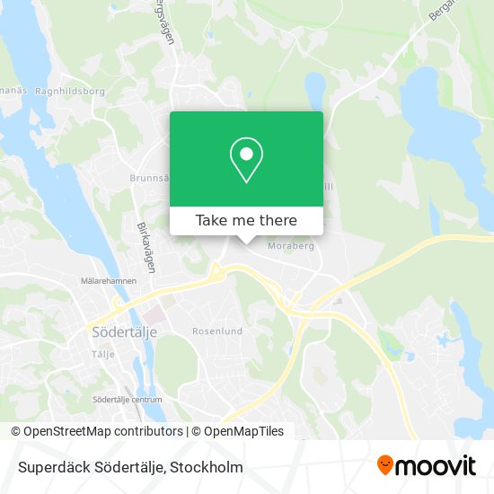 Superdäck Södertälje map