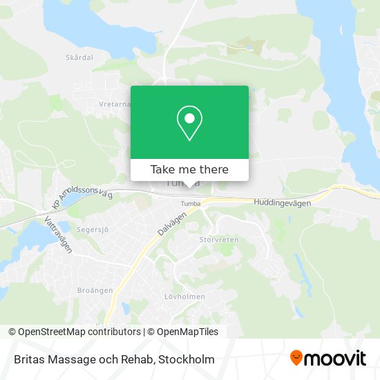 Britas Massage och Rehab map