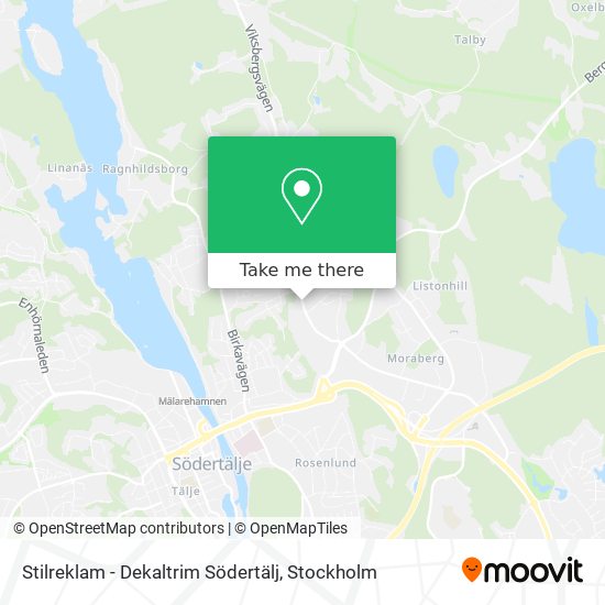 Stilreklam - Dekaltrim Södertälj map