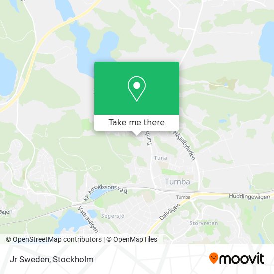 Jr Sweden map
