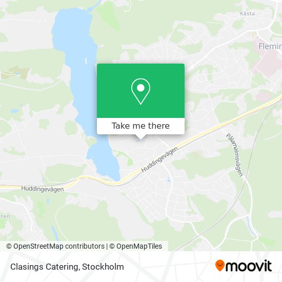 Clasings Catering map