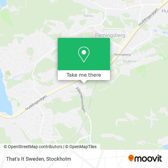 That's It Sweden map