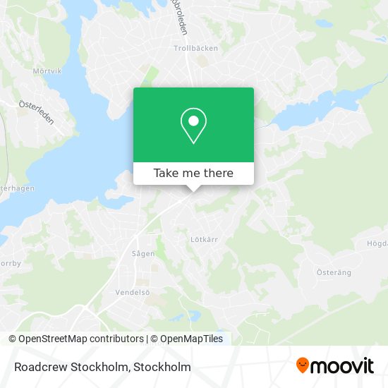 Roadcrew Stockholm map