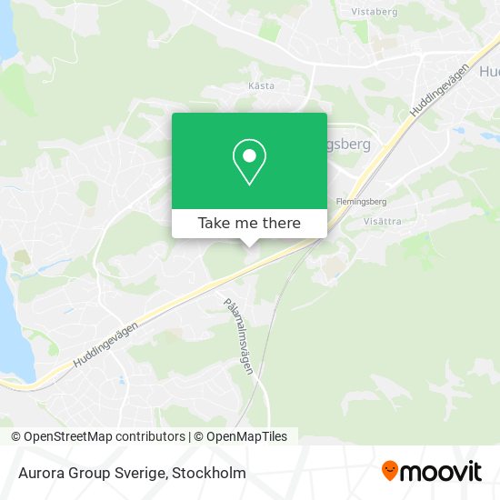 Aurora Group Sverige map