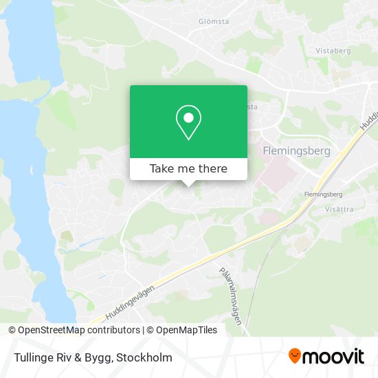 Tullinge Riv & Bygg map