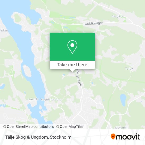 Tälje Skog & Ungdom map