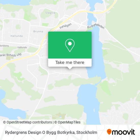 Rydergrens Design O Bygg Botkyrka map