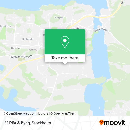 M Plåt & Bygg map
