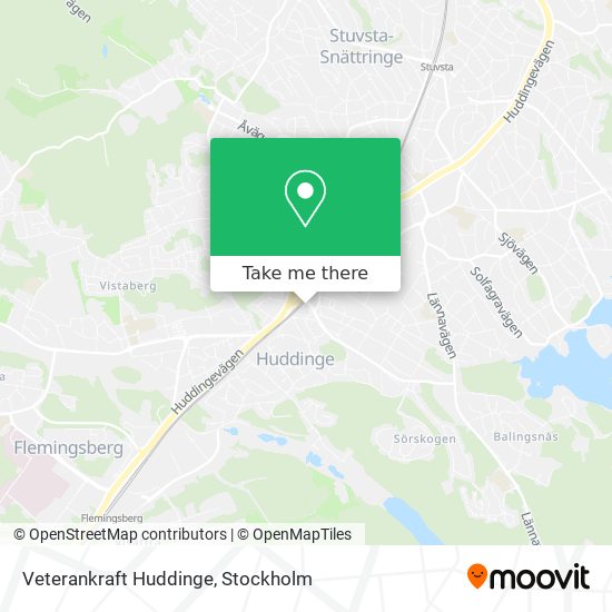 Veterankraft Huddinge map