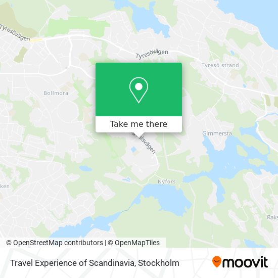 Travel Experience of Scandinavia map