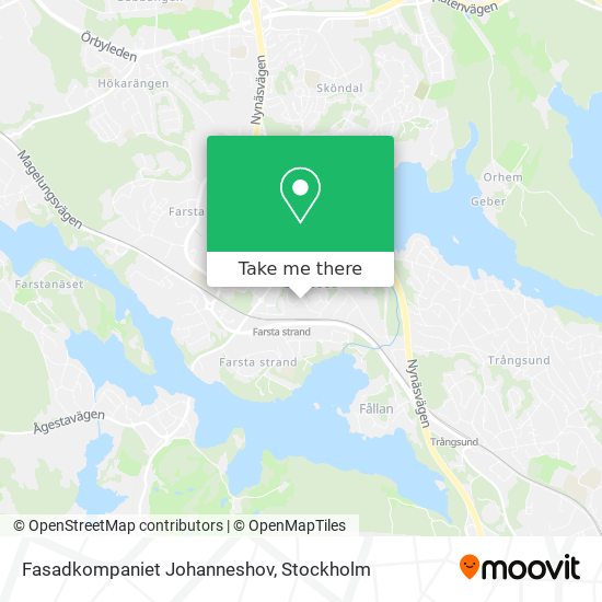 Fasadkompaniet Johanneshov map