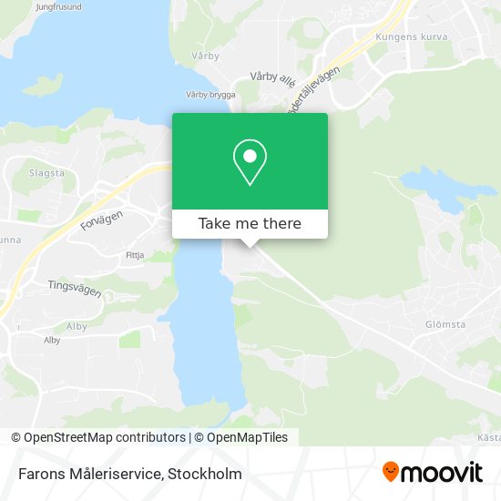 Farons Måleriservice map