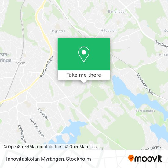 Innovitaskolan Myrängen map