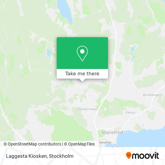 Laggesta Kiosken map