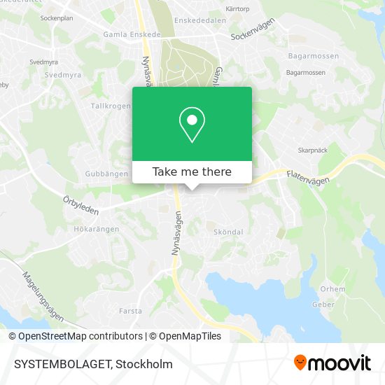 SYSTEMBOLAGET map