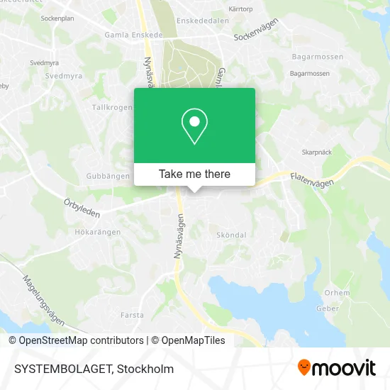 SYSTEMBOLAGET map
