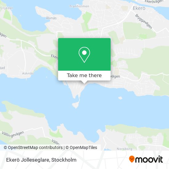 Ekerö Jolleseglare map