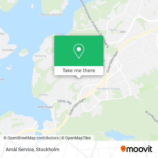 Amål Service map