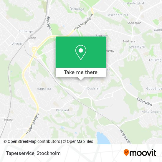 Tapetservice map