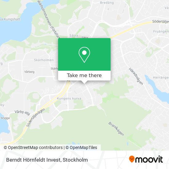 Berndt Hörnfeldt Invest map