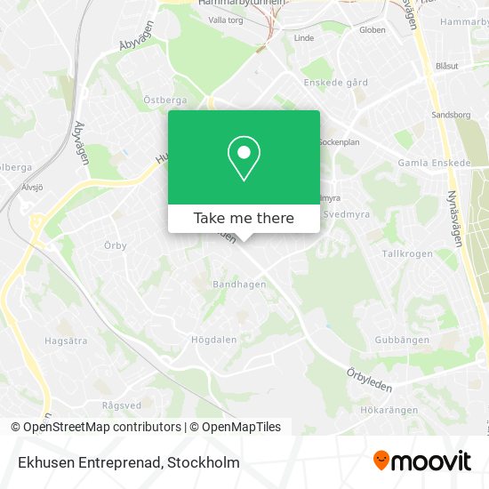 Ekhusen Entreprenad map