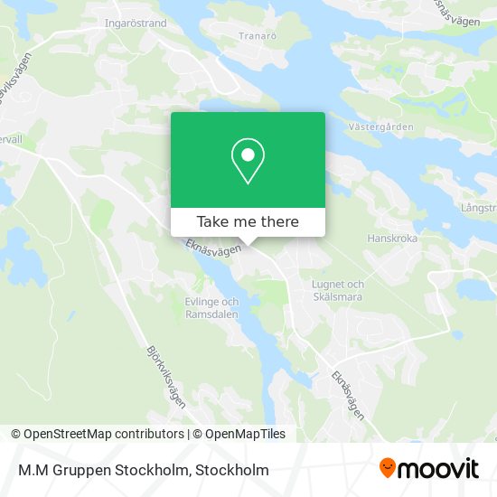 M.M Gruppen Stockholm map