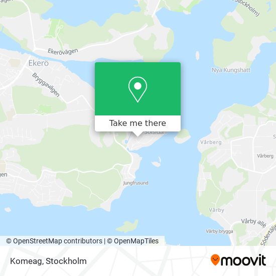 Komeag map