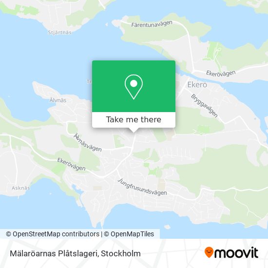 Mälaröarnas Plåtslageri map