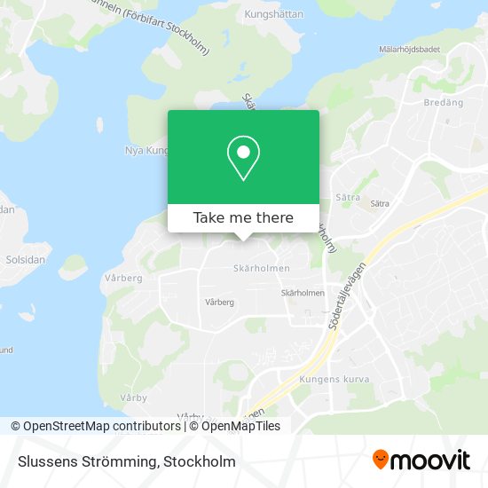 Slussens Strömming map