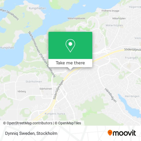 Dynniq Sweden map