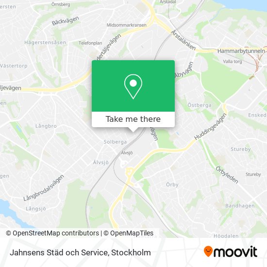 Jahnsens Städ och Service map