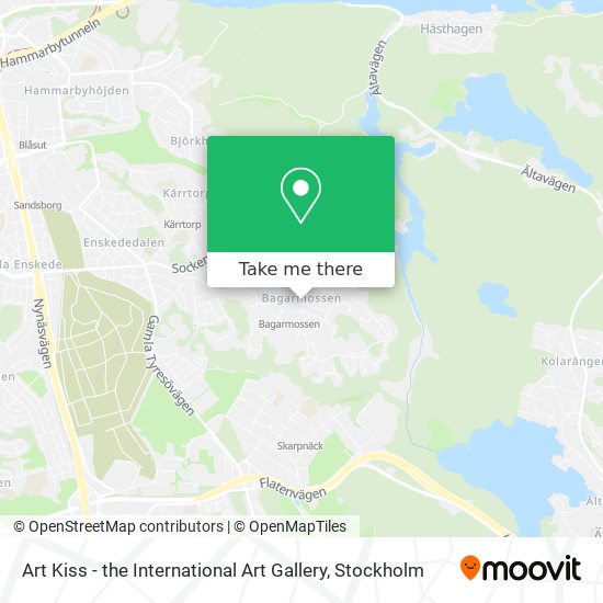 Art Kiss - the International Art Gallery map