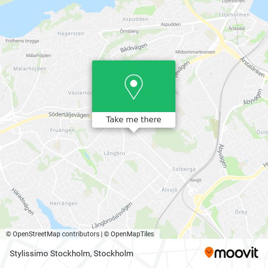 Stylissimo Stockholm map
