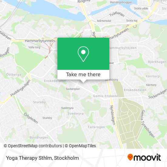 Yoga Therapy Sthlm map