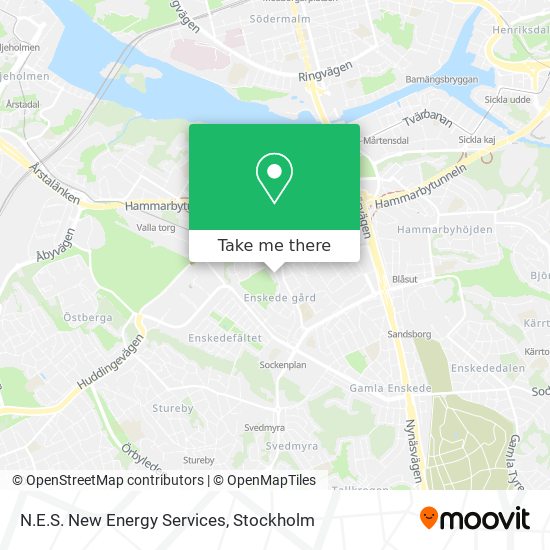 N.E.S. New Energy Services map