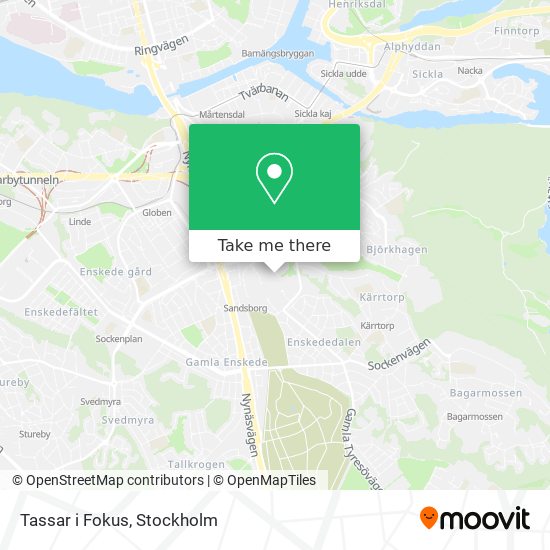 Tassar i Fokus map