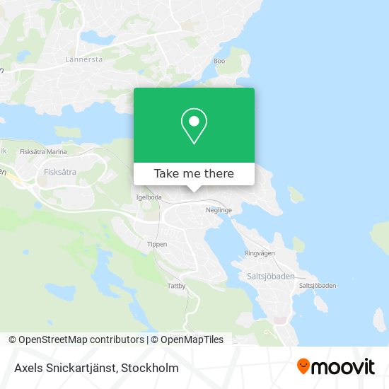 Axels Snickartjänst map