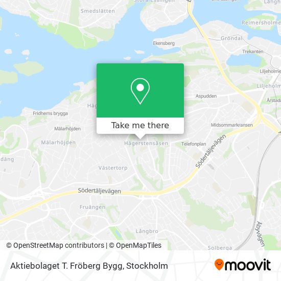 Aktiebolaget T. Fröberg Bygg map