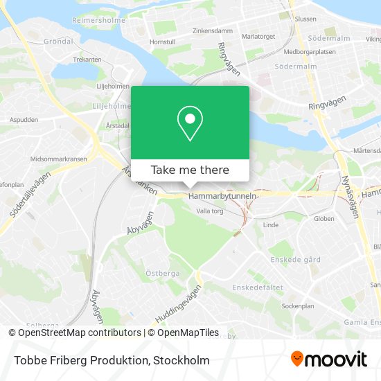 Tobbe Friberg Produktion map