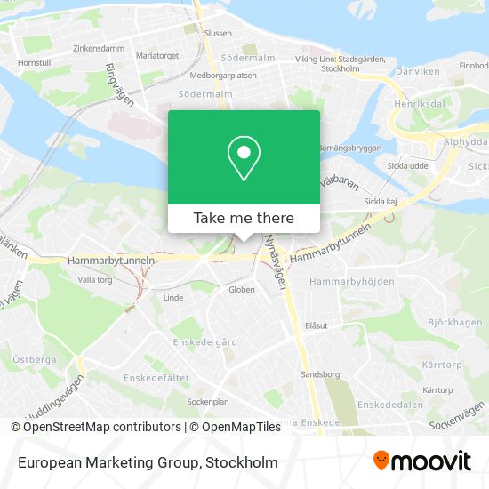 European Marketing Group map