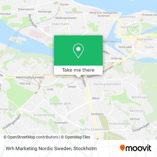 Wrh Marketing Nordic Sweden map