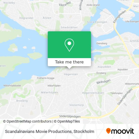 Scandalnavians Movie Productions map