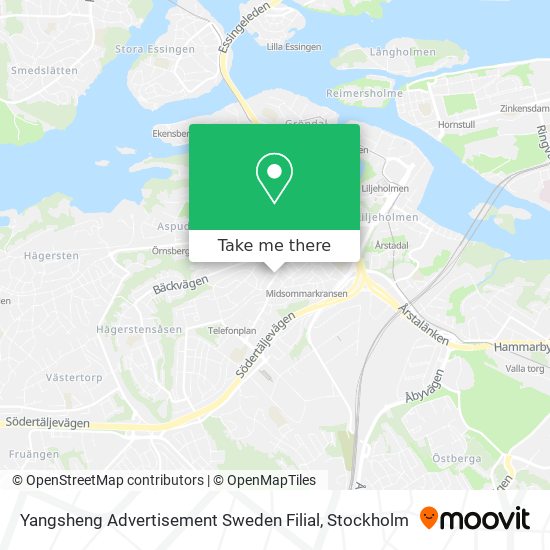 Yangsheng Advertisement Sweden Filial map