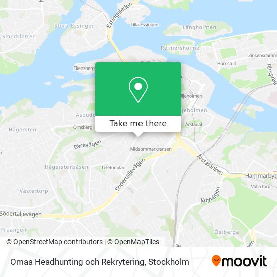 Omaa Headhunting och Rekrytering map