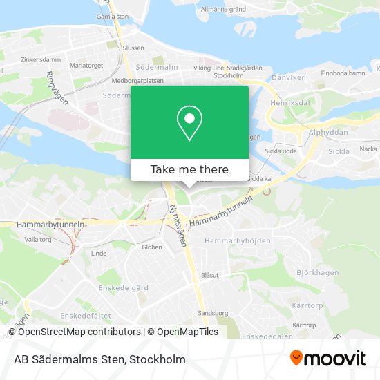 AB Sãdermalms Sten map