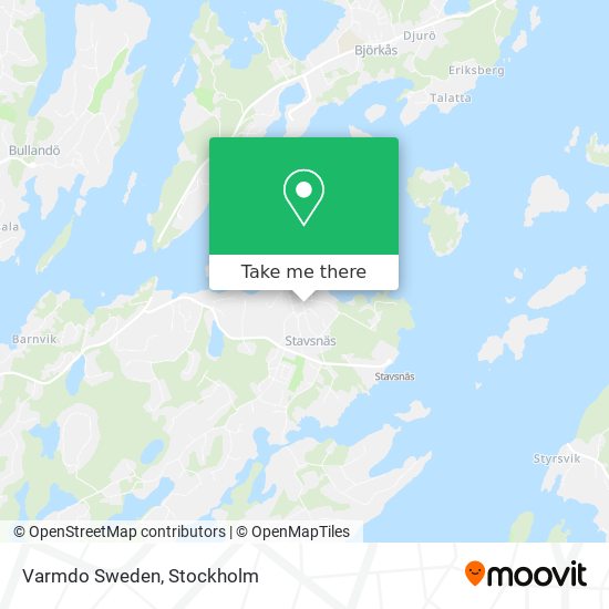 Varmdo Sweden map