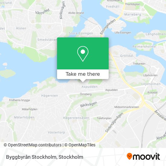 Byggbyrån Stockholm map