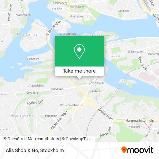 Alis Shop & Go map